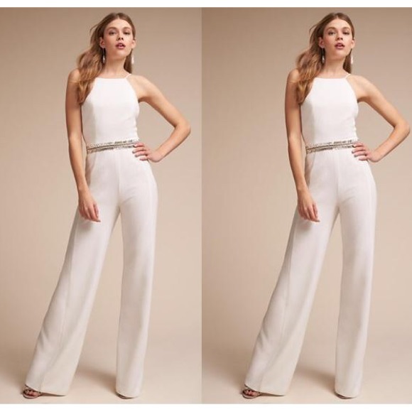 Anthropologie X Bhldn Black Halo Regent Jumpsuit